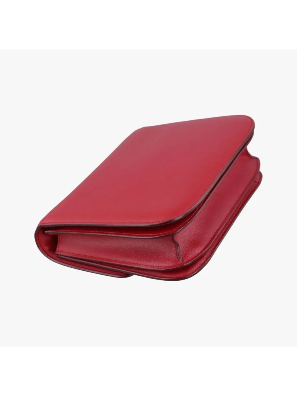 Celine Classic Box Red Leather Shoulder